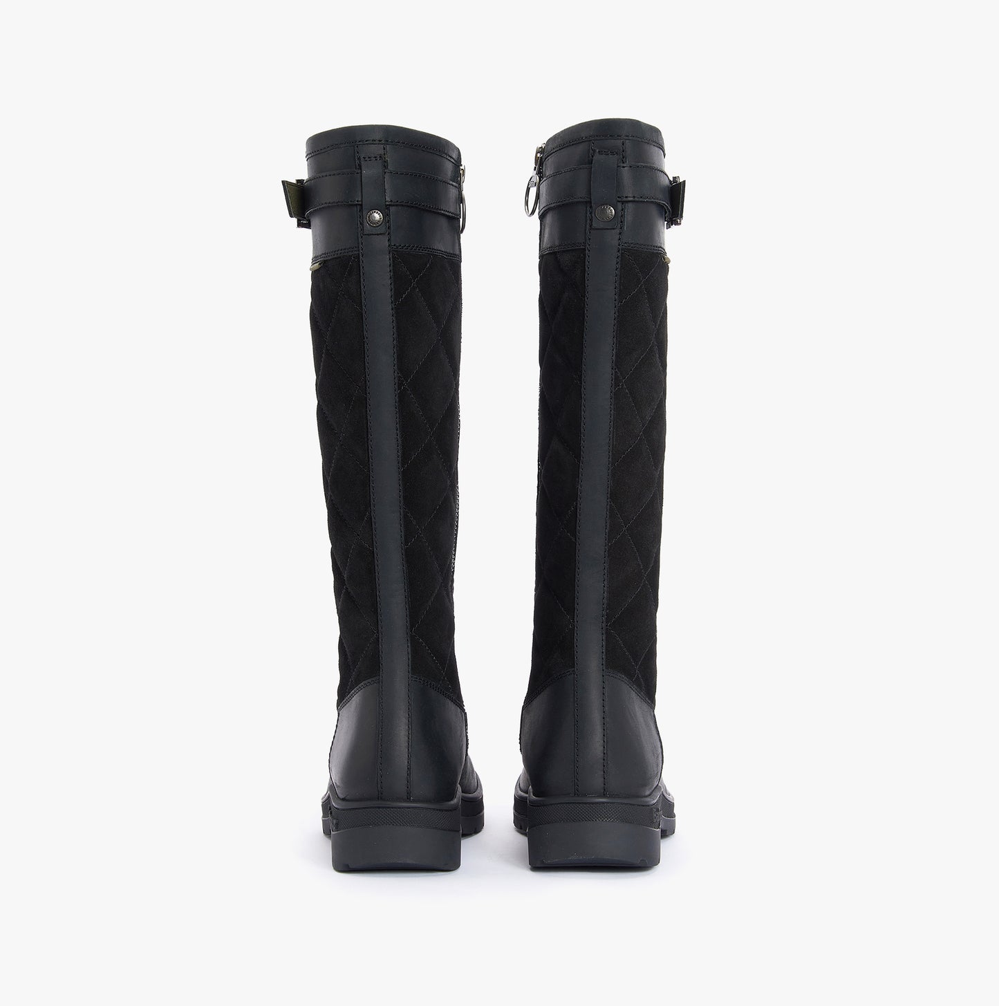 Barbour OAK Womens Waterproof Tall Boots Black