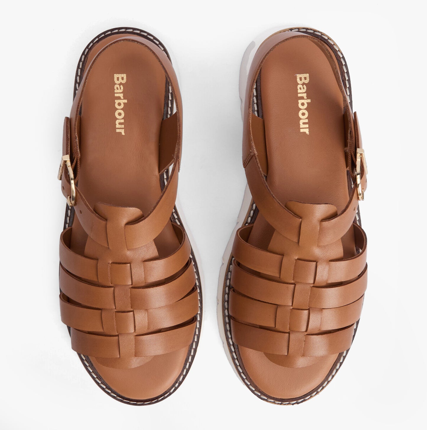 Barbour OTTERBURN Womens Fisherman Sandals Tan