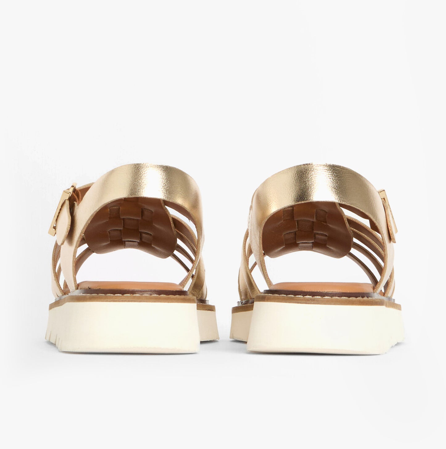 Barbour OTTERBURN Womens Fisherman Sandals Gold