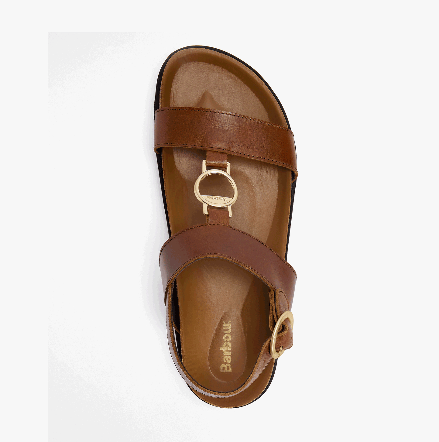 Barbour GWEN Womens Ankle Strap Sandals Brown