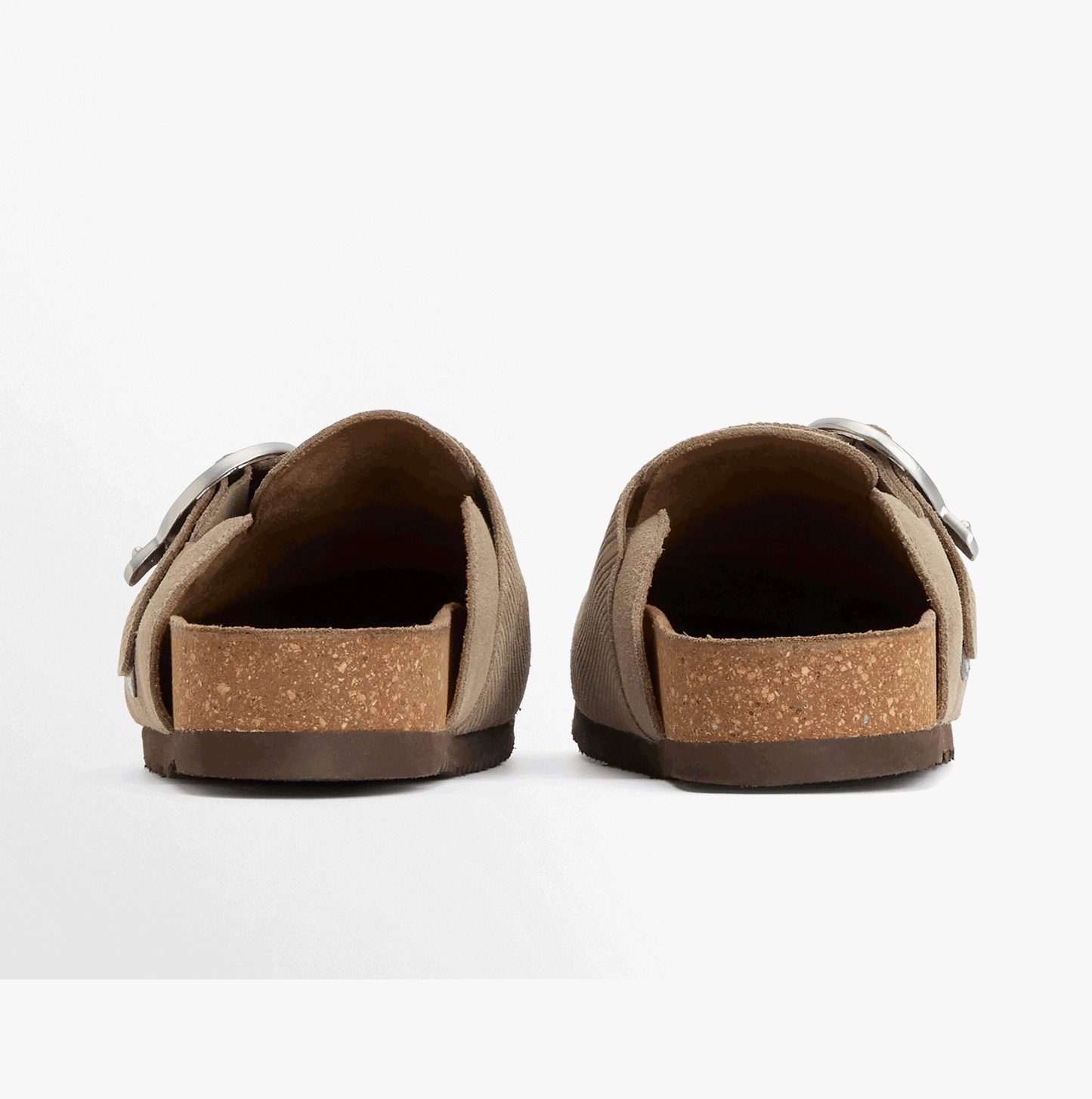 Barbour KYRA CLOSED Womens Mules Sandals Taupe Suede