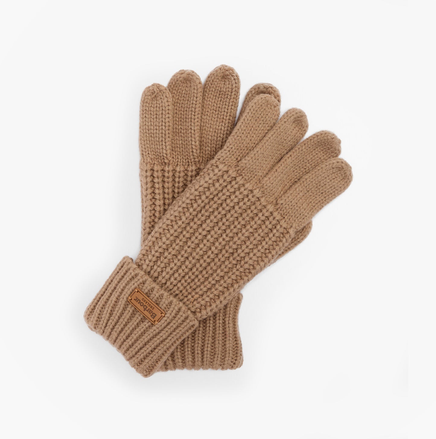 Barbour SALTBURN KNITTED Womens Gloves Mink