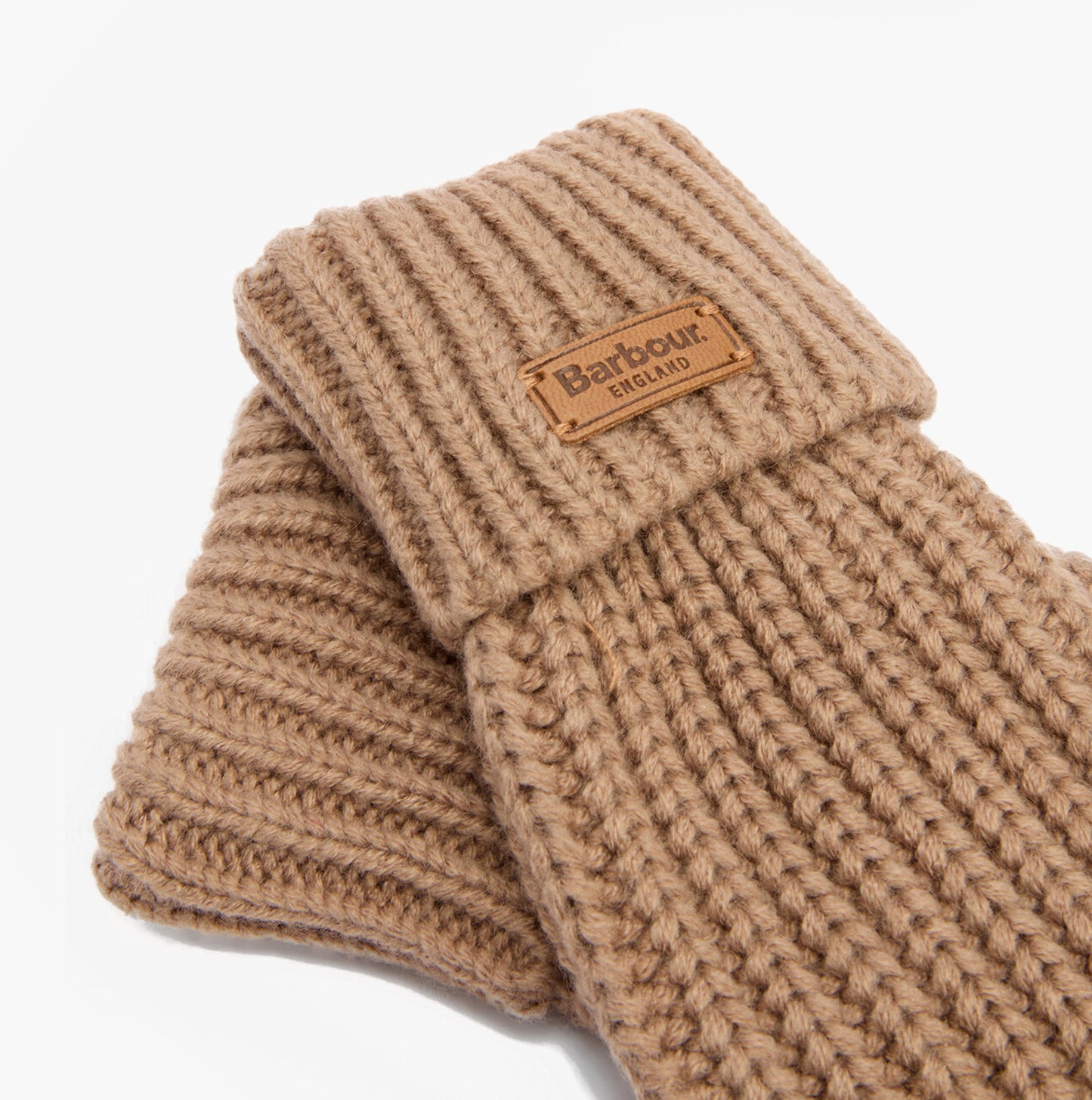 Barbour SALTBURN KNITTED Womens Gloves Mink