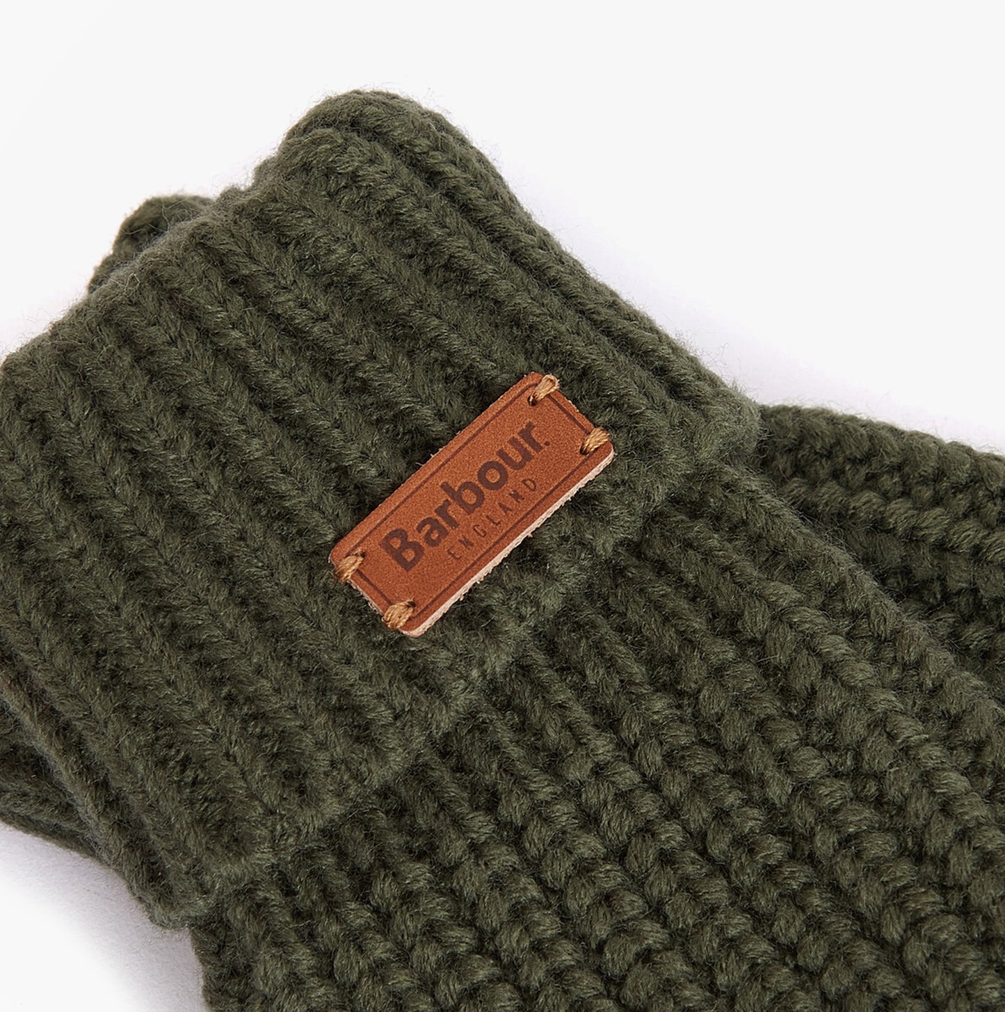 Barbour SALTBURN KNITTED Womens Gloves Olive