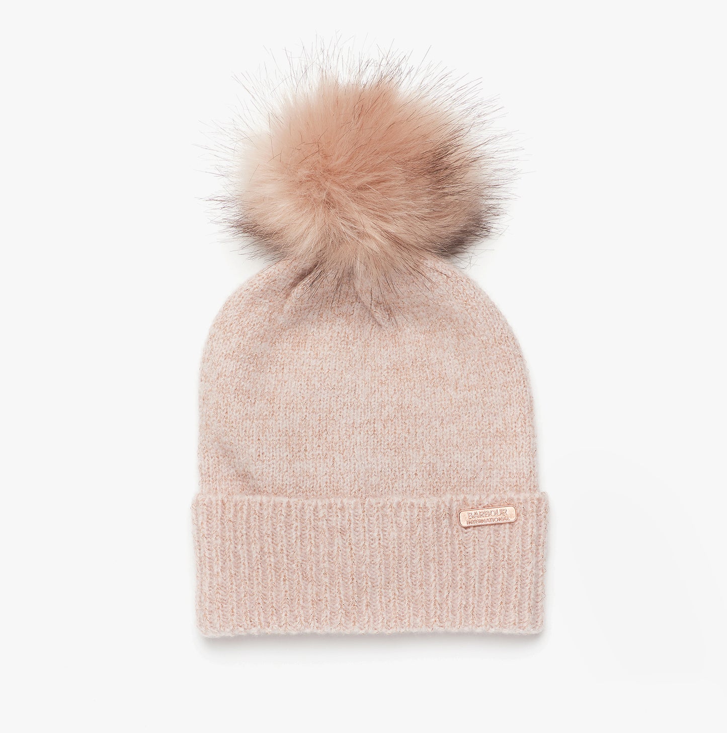 Barbour SPARKLE BEANIE & SCARF Womens Gift Set Pink