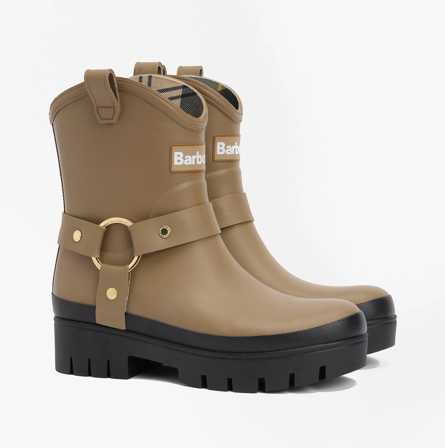 Barbour ELLEY Womens Wellies Military Brown