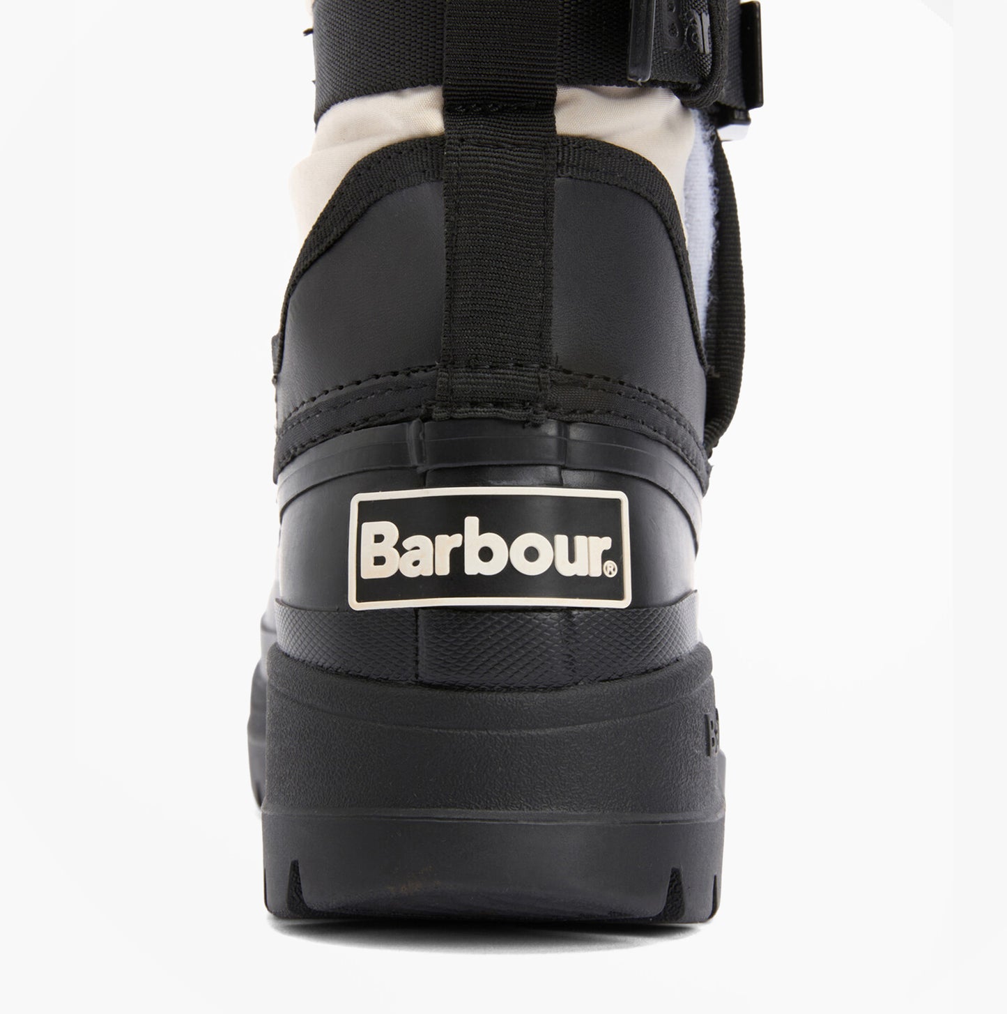 Barbour BRAYBOURN Womens Duck Boot Wellies Beige/Black