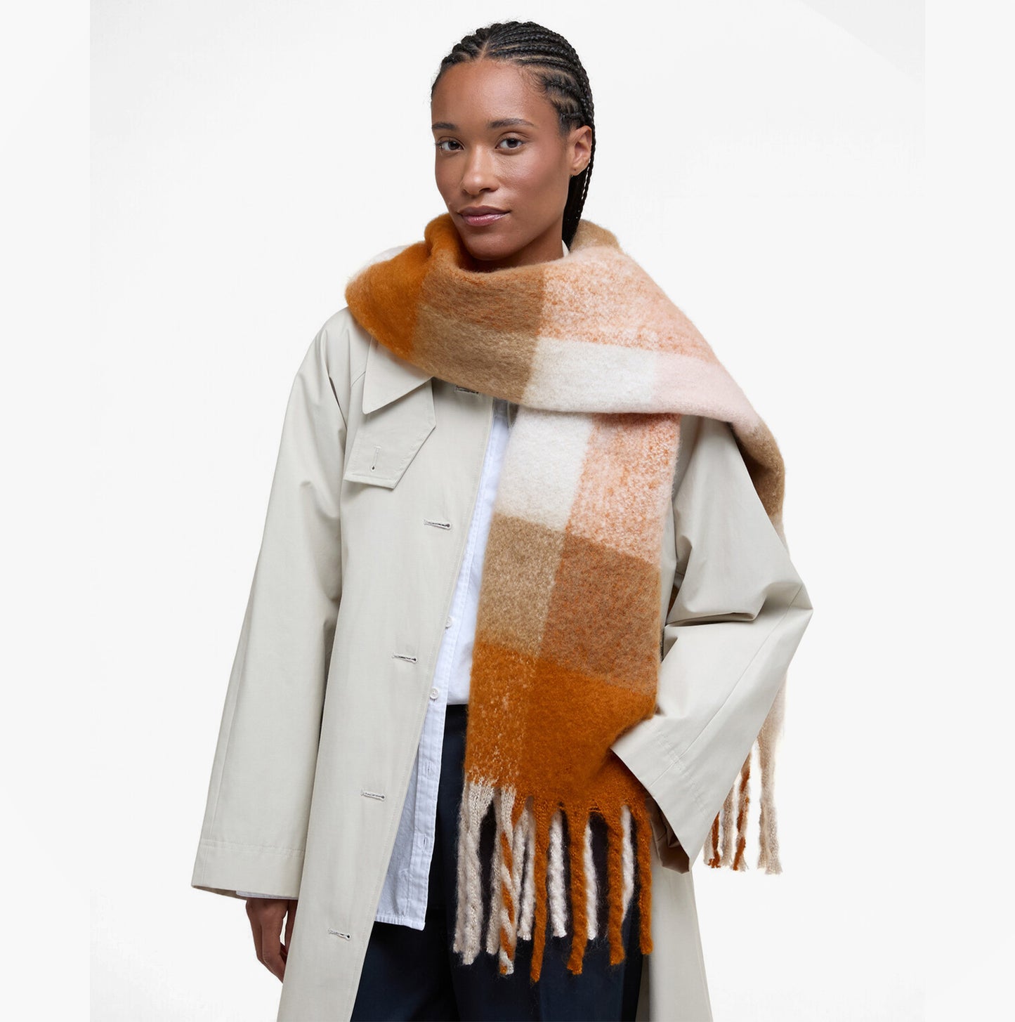 Barbour MARIE Womens Winter Mustard Check
