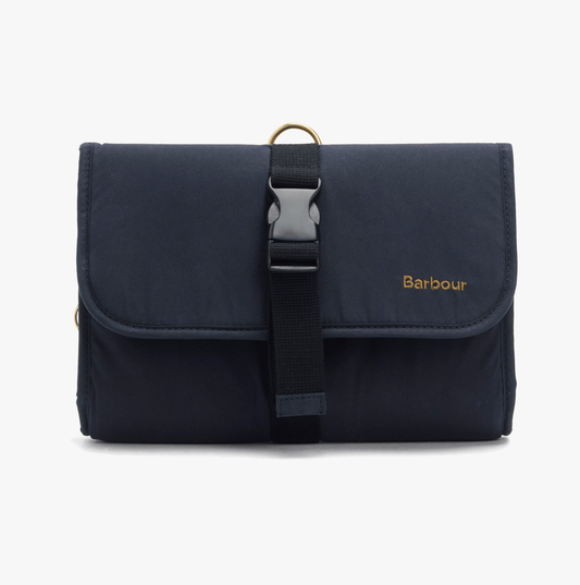 Barbour TRANSPORT Mens Wash Bag Navy