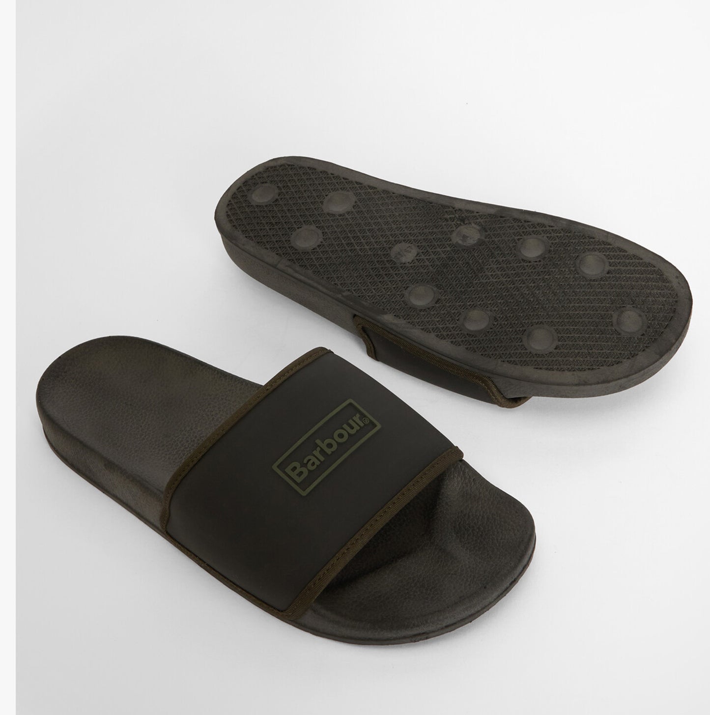 Barbour CRESSWELL Mens Sliders Black