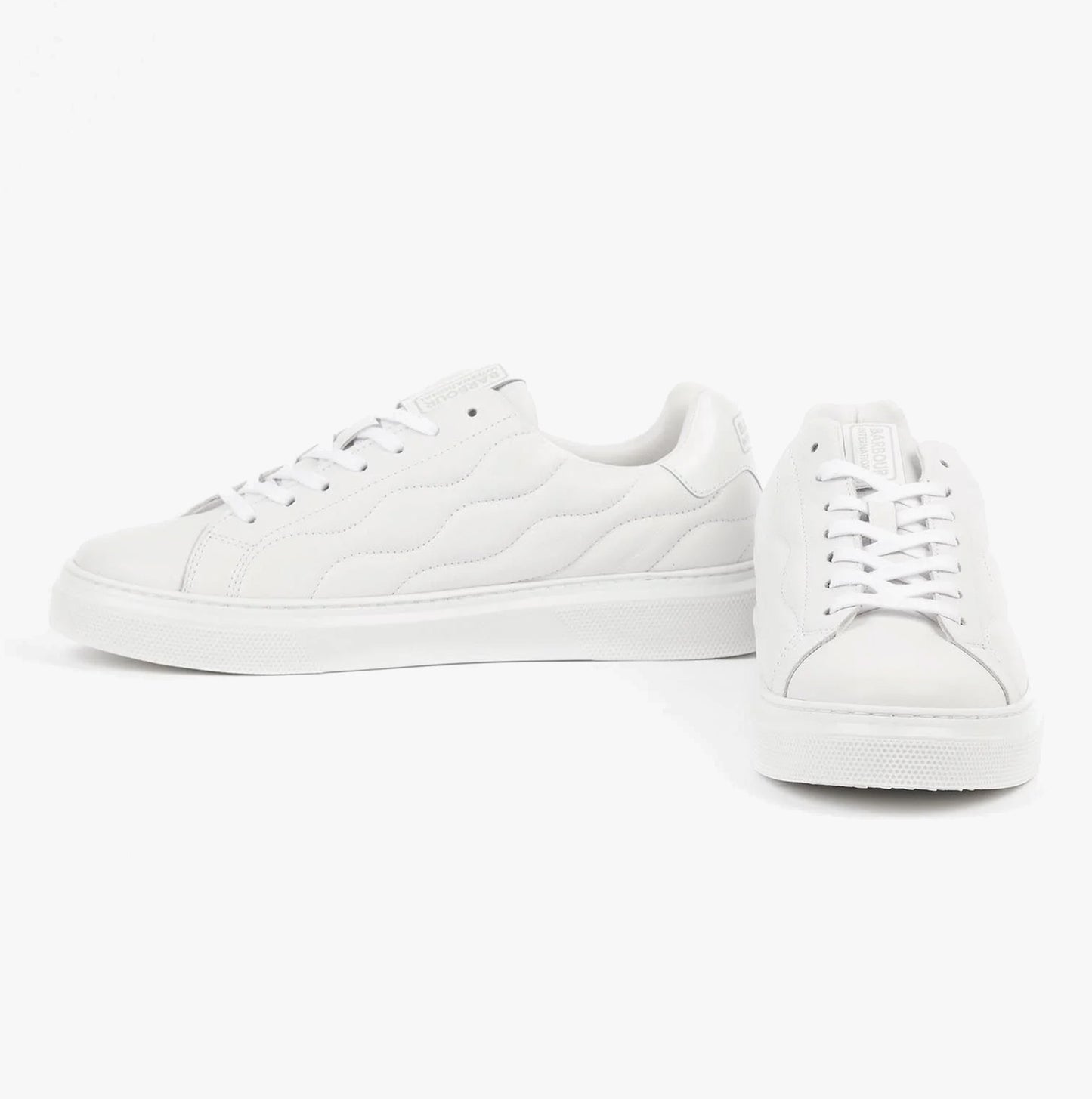 Barbour GLENDALE Mens Trainers White