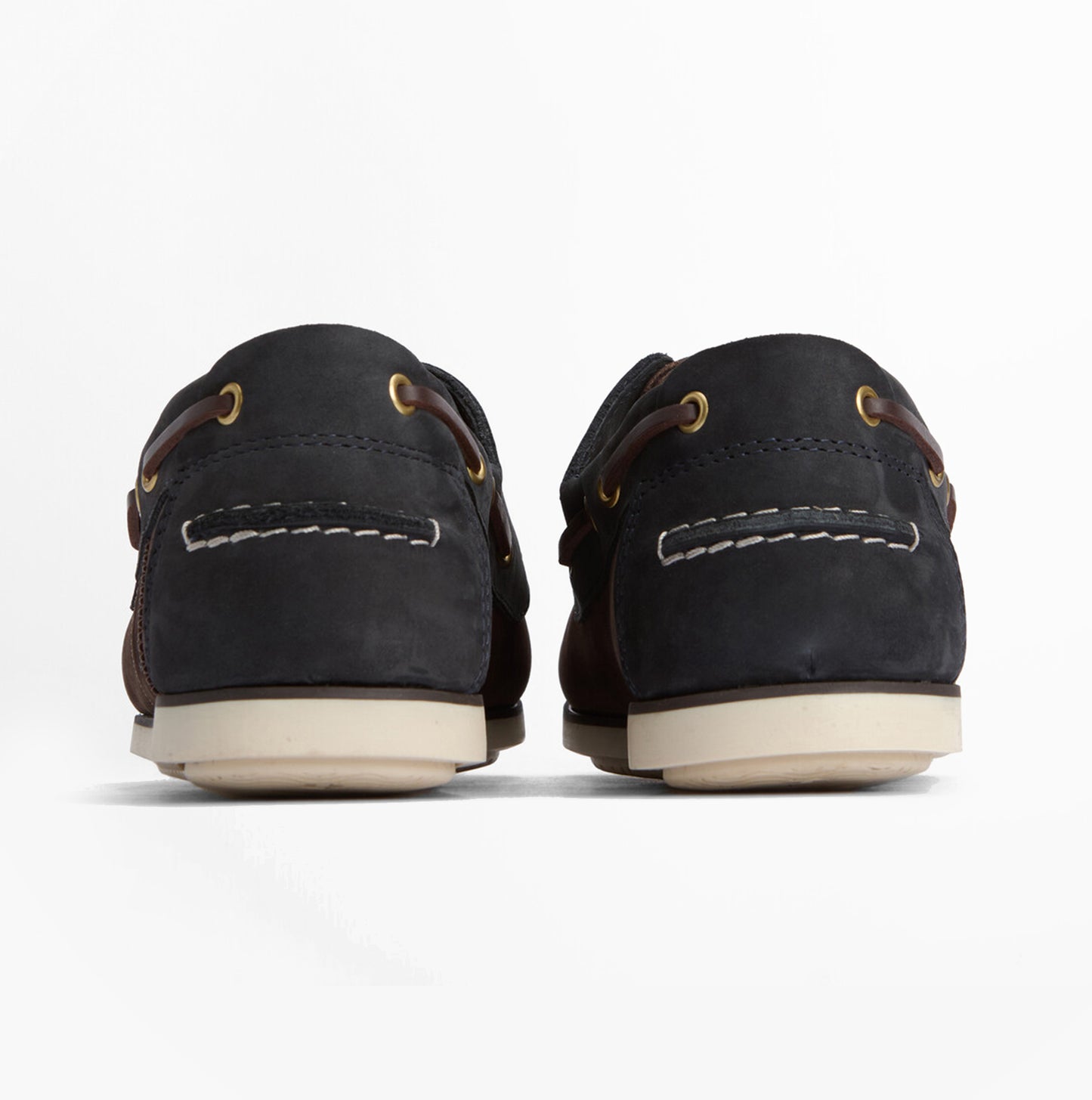 Barbour WAKE Mens Boat Shoes Brown/Navy
