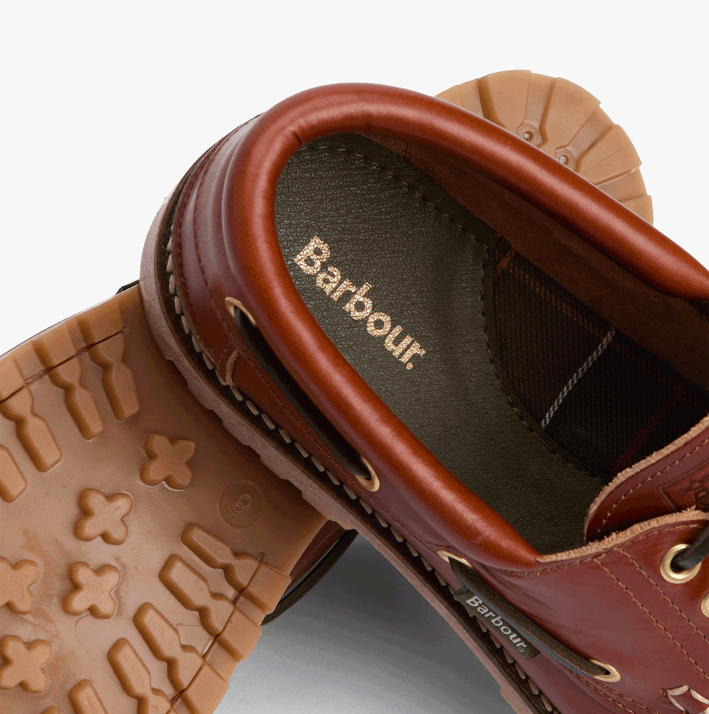 Barbour DECK Mens Boat & Deck Shoes Tan