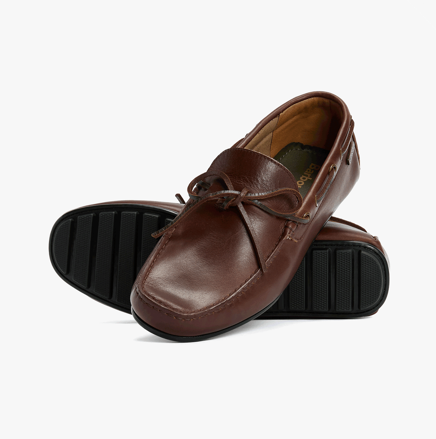 Barbour COURAGE Mens Loafer Shoes Brown