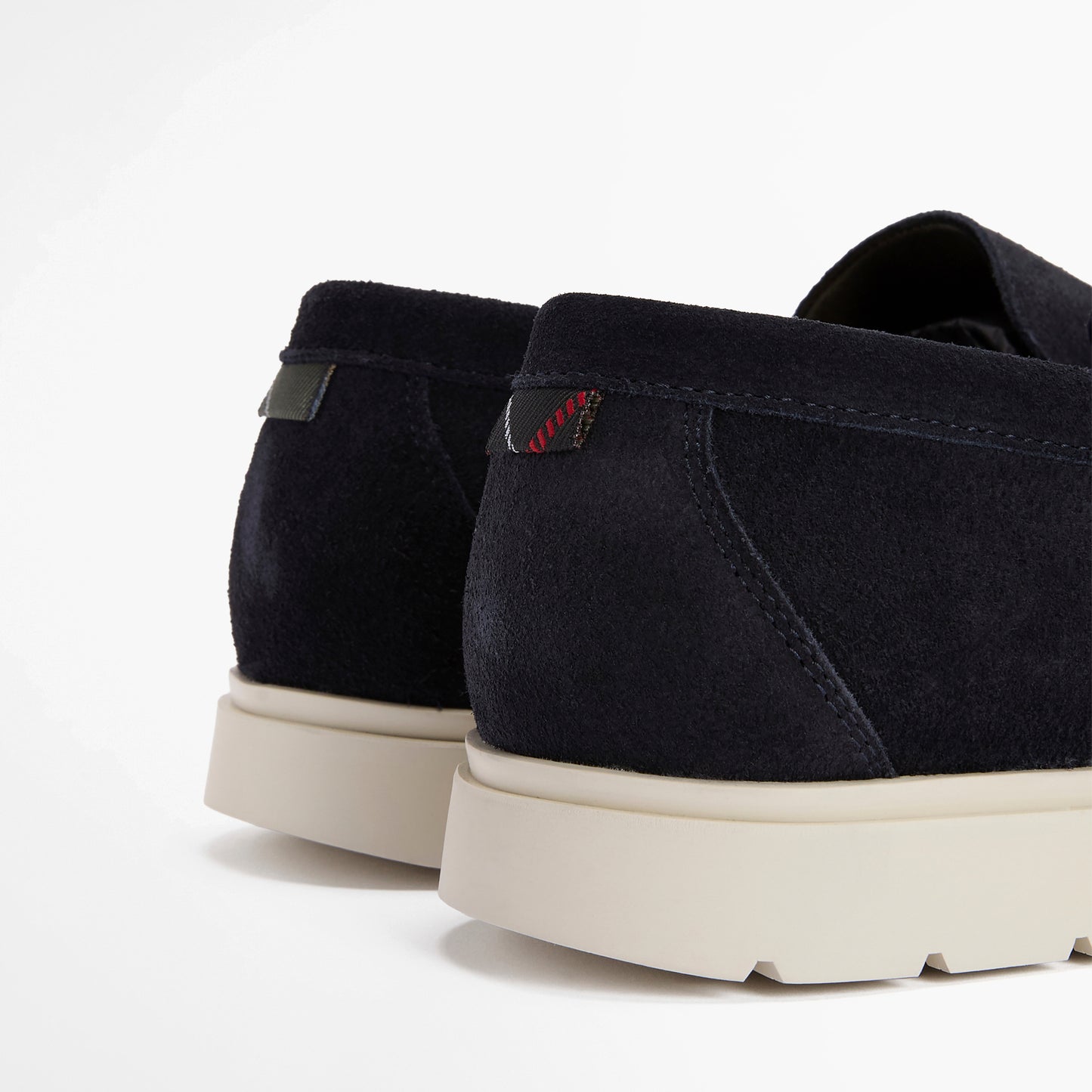 Barbour CARTY Mens Loafer Shoes Navy Suede