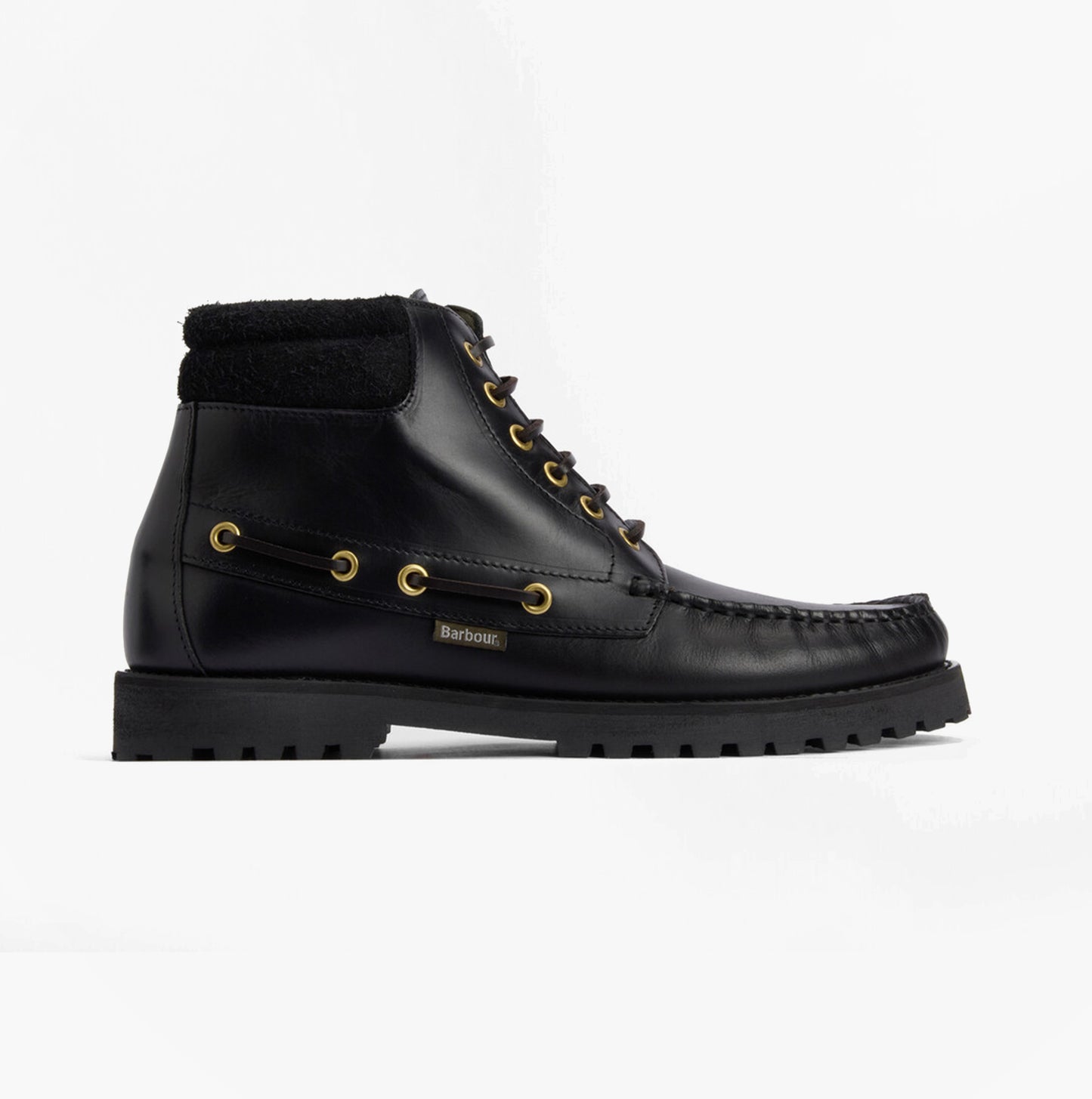 Barbour TILLER Mens Moccasin Boots Black
