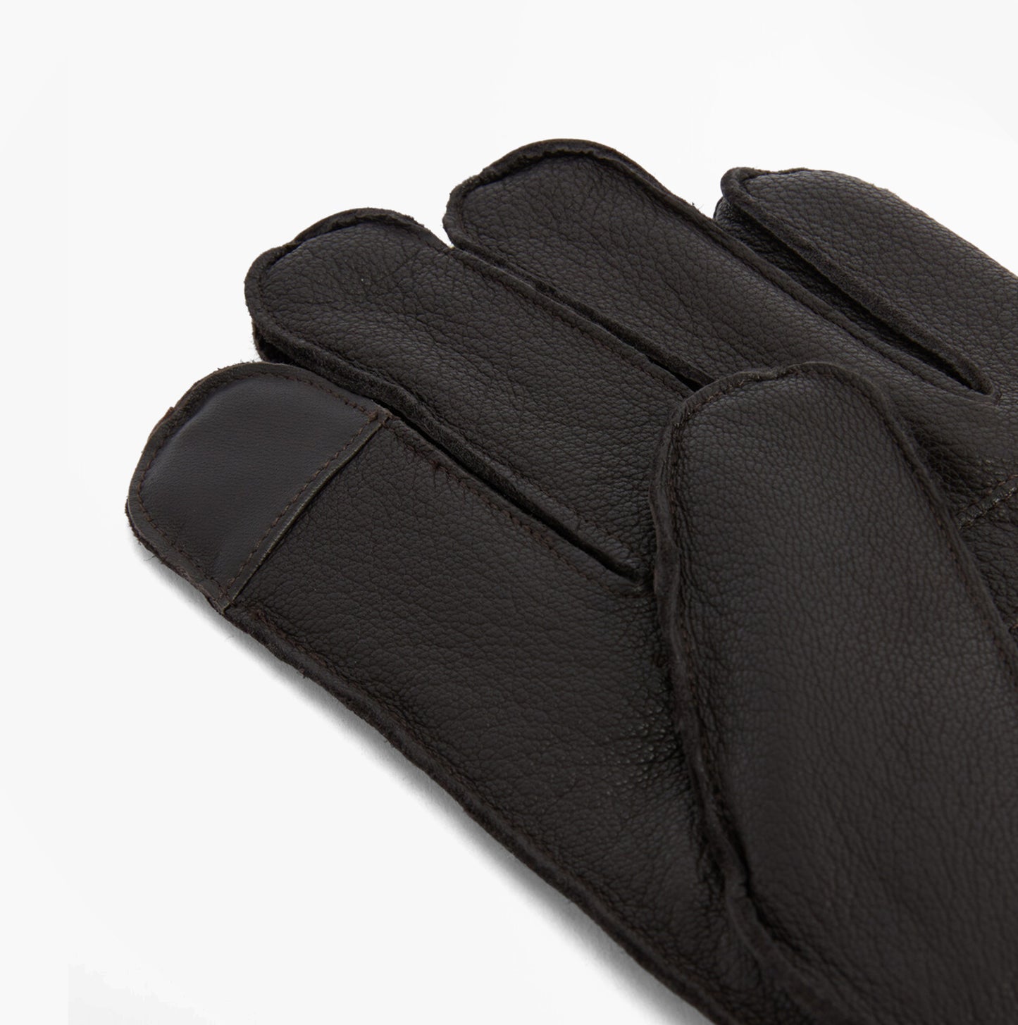 Barbour HIGHFIELD LEATHER Mens Gloves Dark Brown
