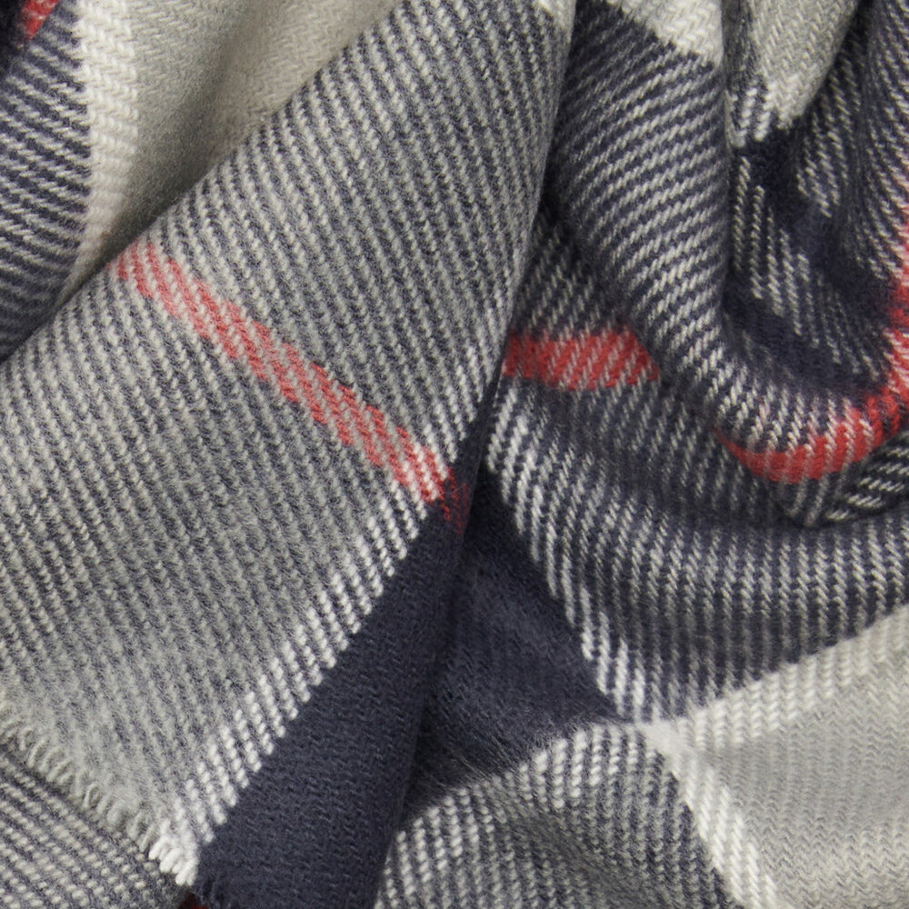 Barbour SWINTON  & GALINGALE Hat & Scarf Gift Set Mens Blue Granite