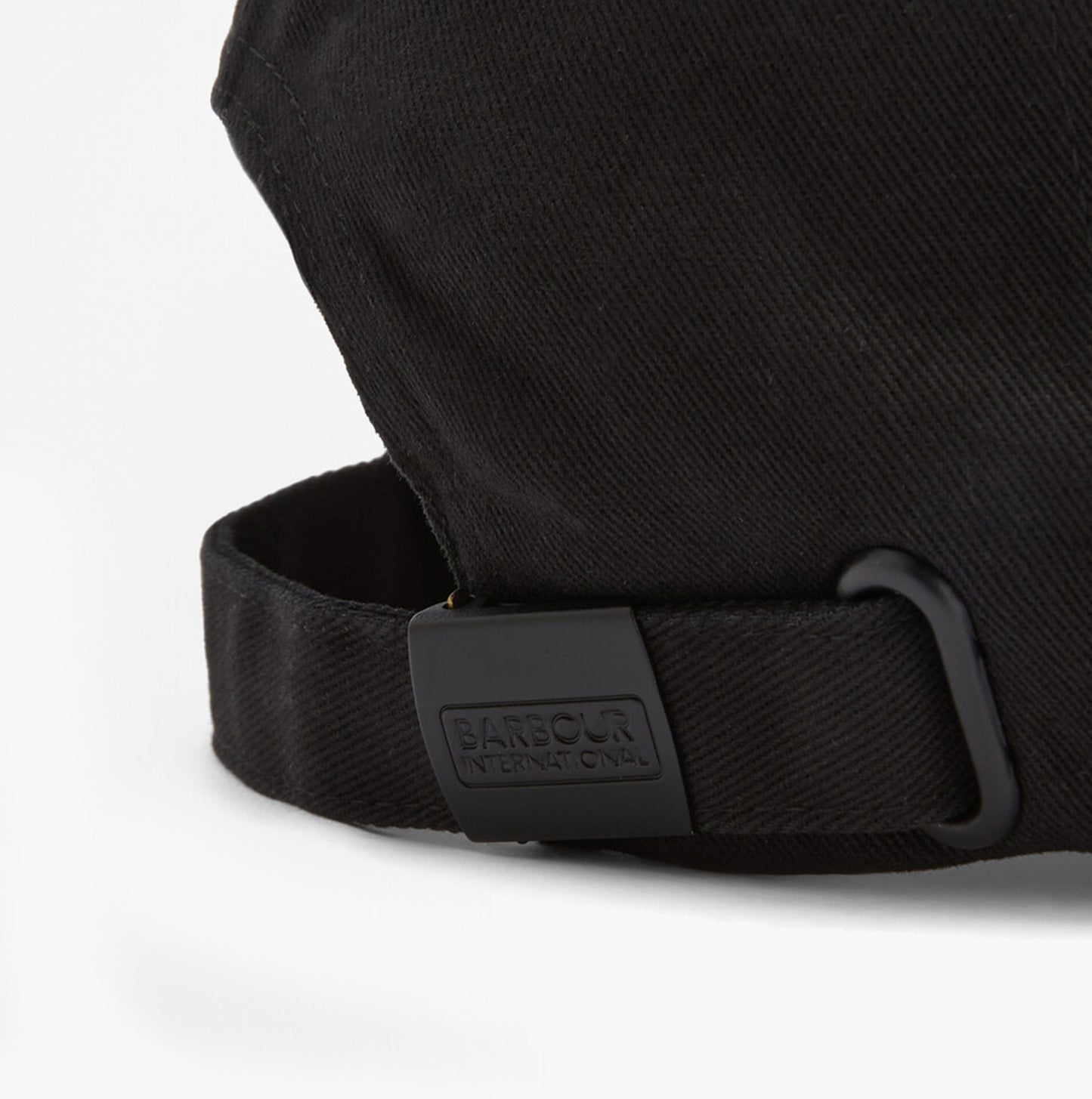 Barbour NORTON Drill Cap Mens Snapback Caps Black/Shadow