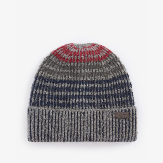 Barbour HARRAY Mens Beanie Blue Granite