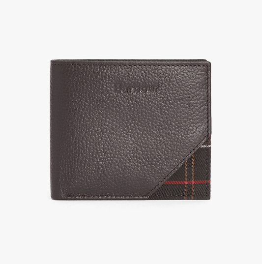 Barbour TARBERT Mens Wallet Chocolate Brown