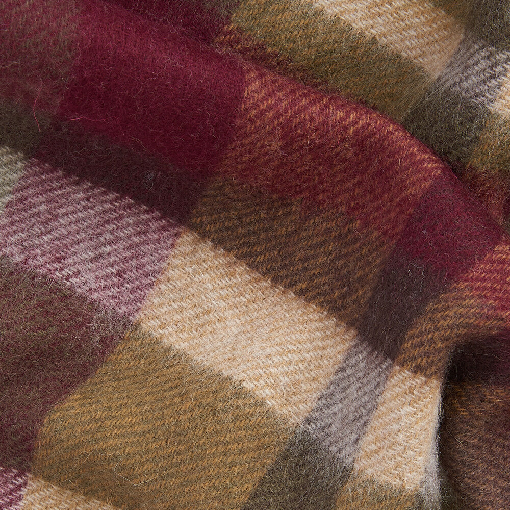 Barbour FIELD REVERSIBLE Scarf Unisex Adults Army Green