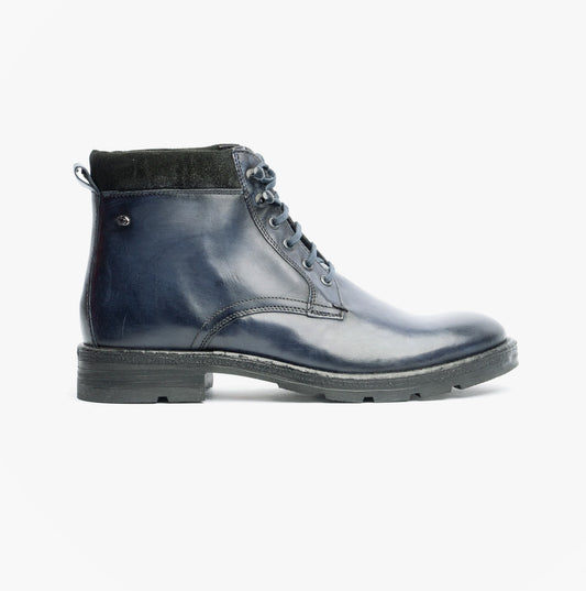PANZER Mens Casual Boots Blue