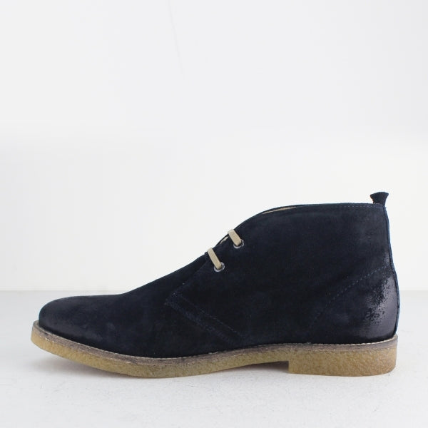 PERRY Mens Burnished Suede Desert Boots Navy