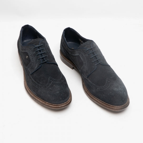 ONYX Mens Brogues Shoes Navy