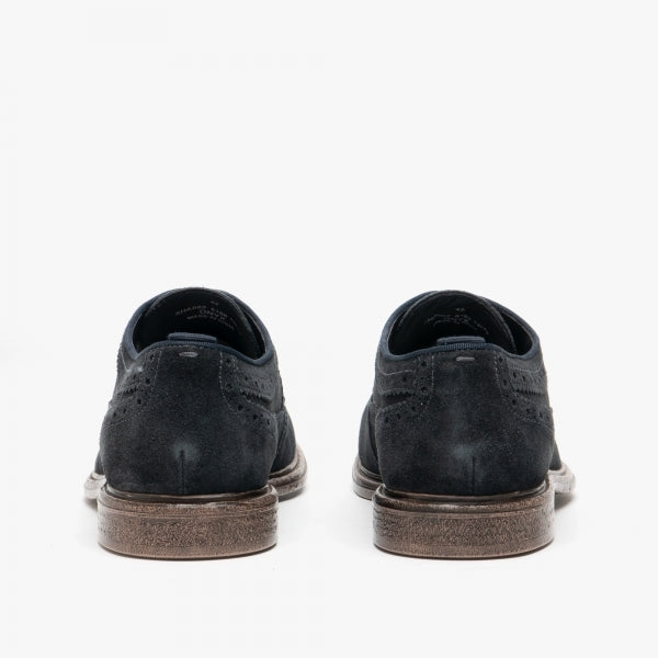 ONYX Mens Brogues Shoes Navy
