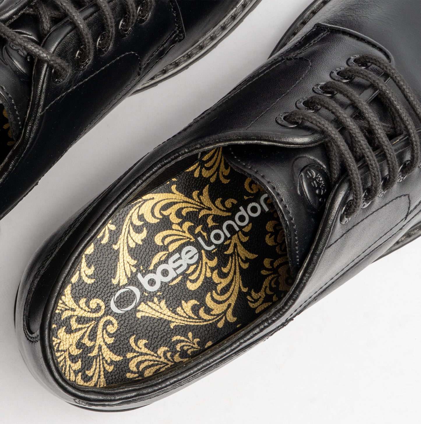 HALSEY WAXY Mens Formal Lace Up Shoes Black
