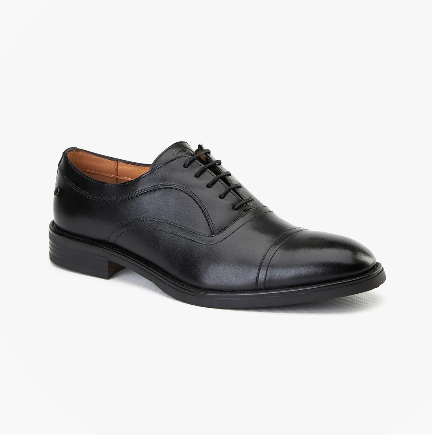 Base London LAPEL Mens Oxford Shoes Black