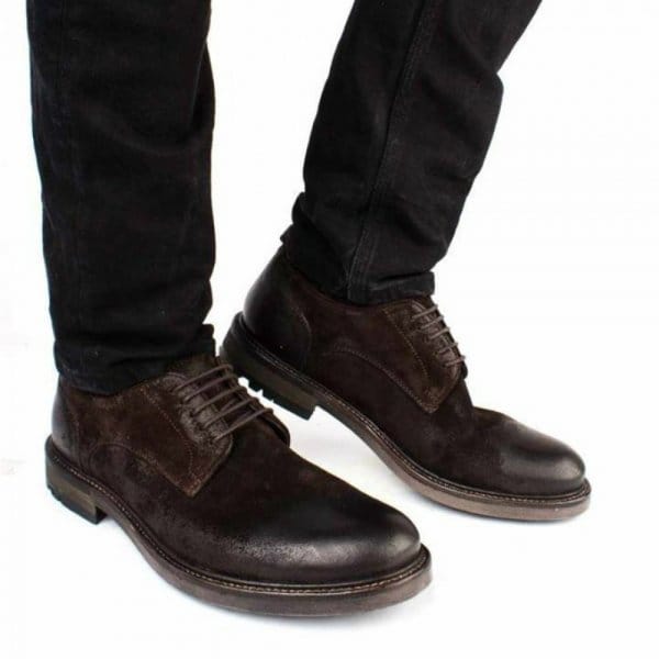 NITROGEN Mens Shoes Greasy Brown