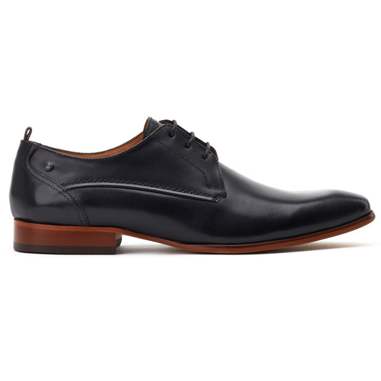 Base London GAMBINO EXCEL Mens Derby Shoes Black