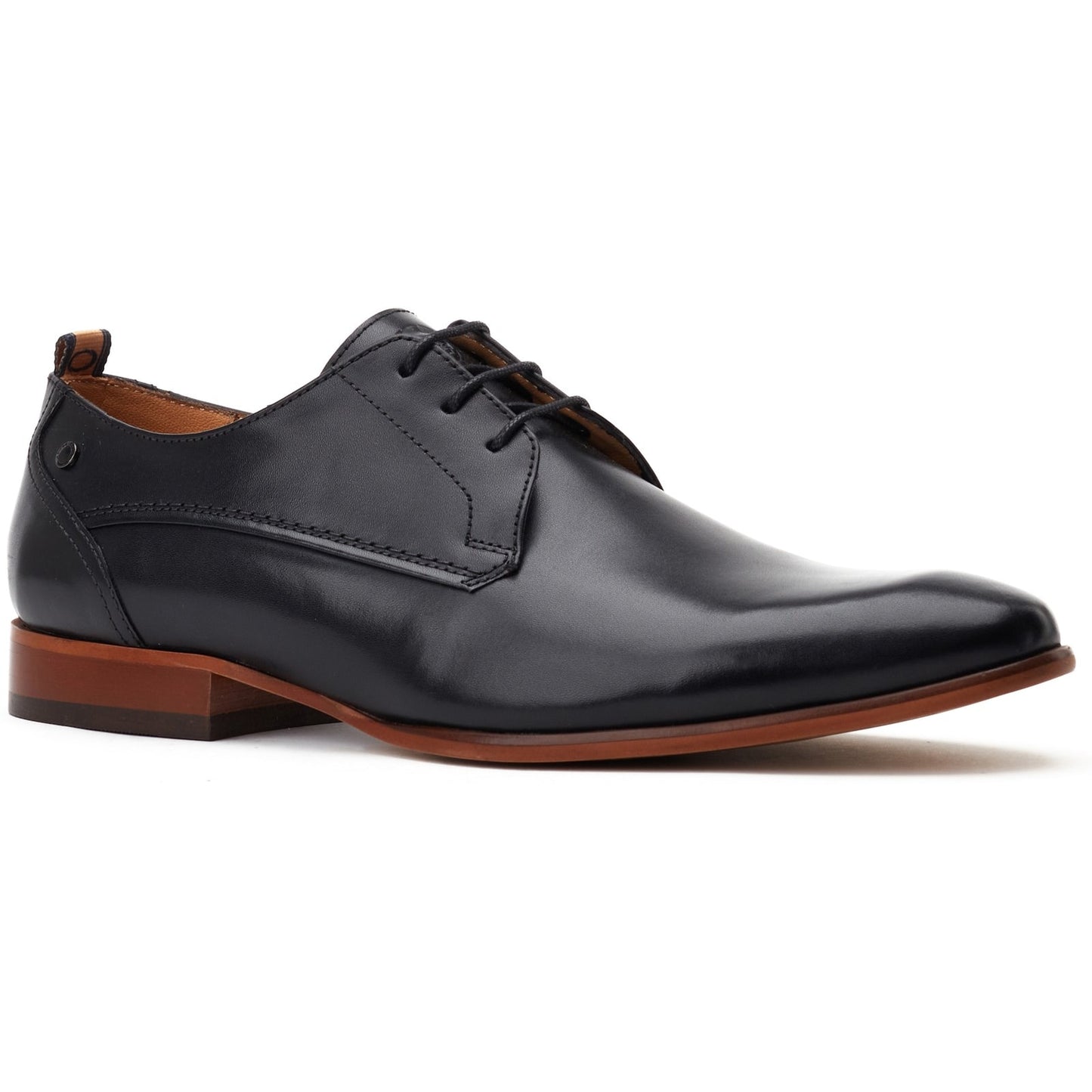 Base London GAMBINO EXCEL Mens Derby Shoes Black