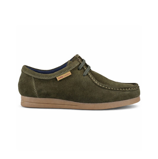 Base London KOKO Mens Moccasins Olive
