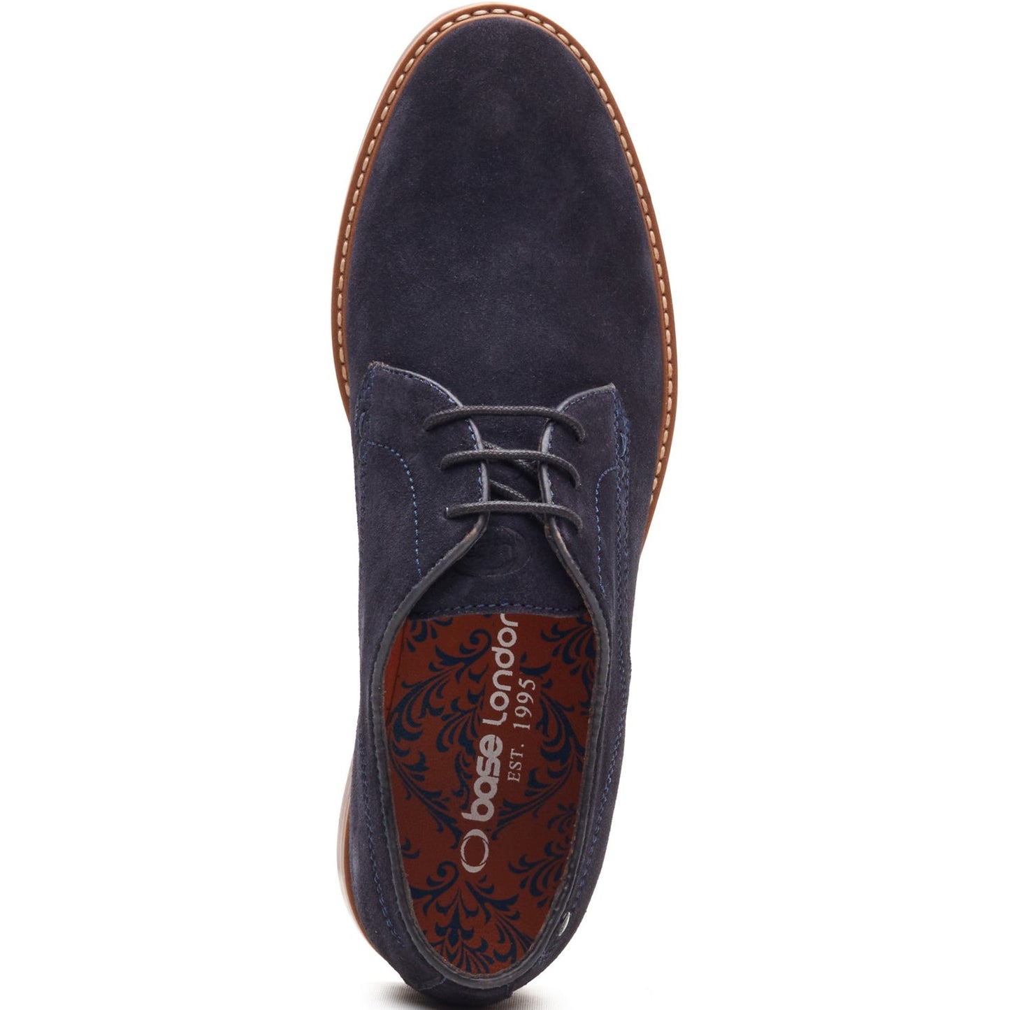 Base London STRAND Mens Derby Shoes Navy
