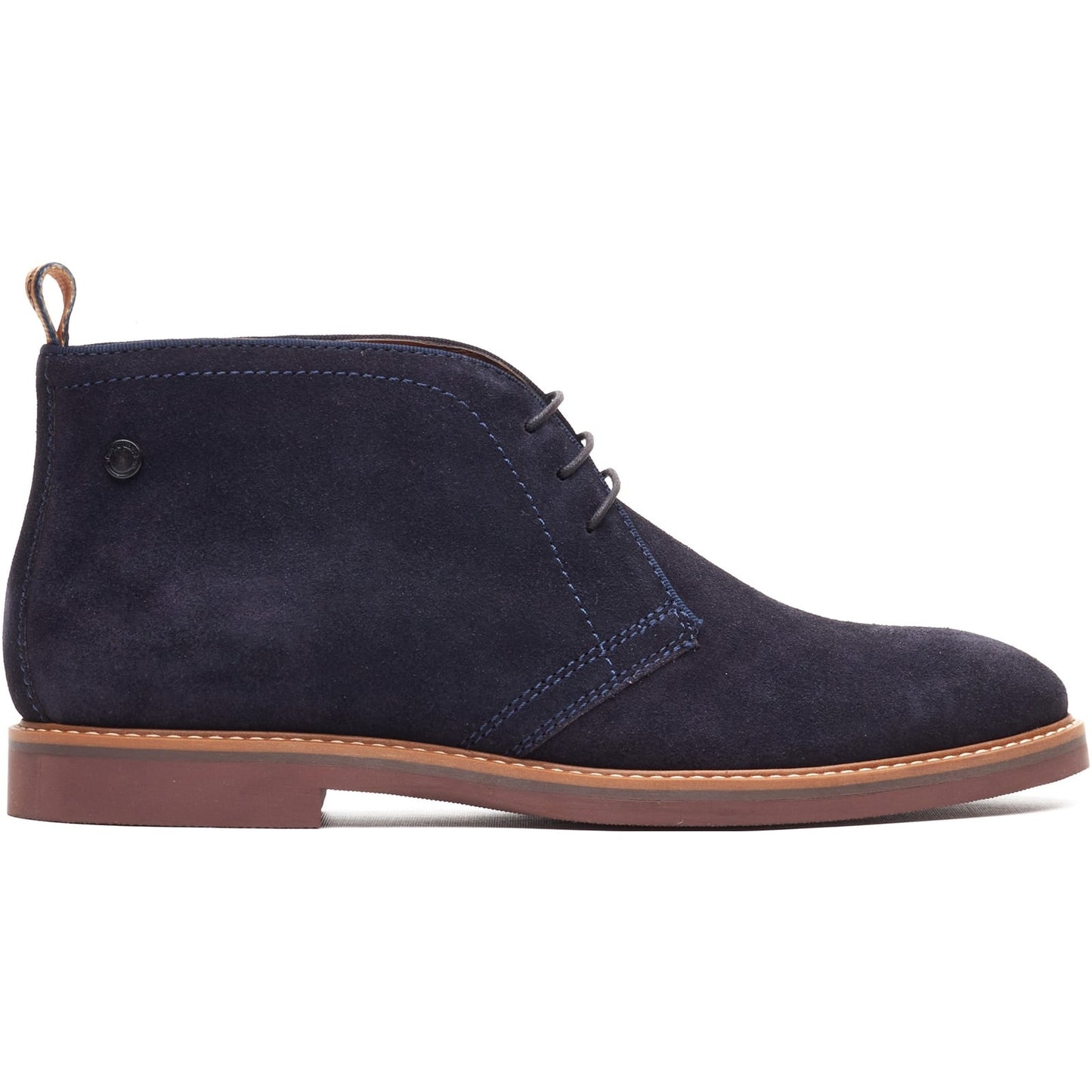 Base London CARLTON Mens Chukka Boots Navy