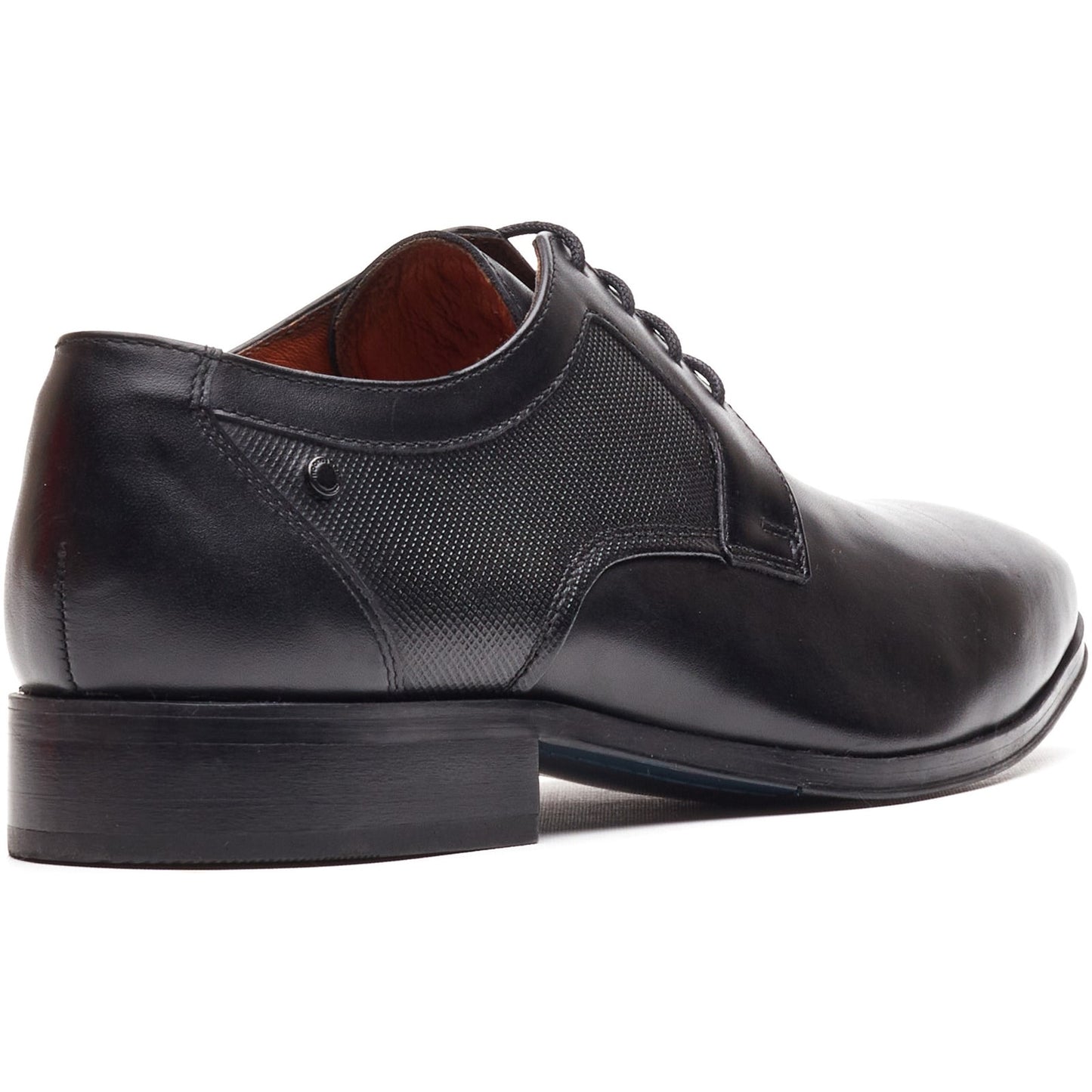 Base London DOME Mens Derby Shoes Black