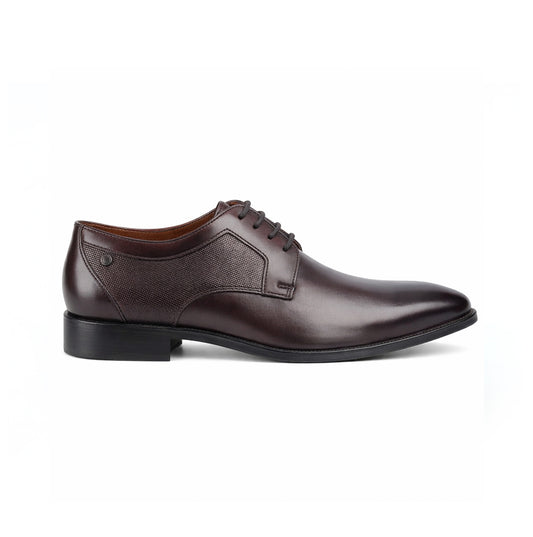 Base London DOME Mens Derby Shoes Brown