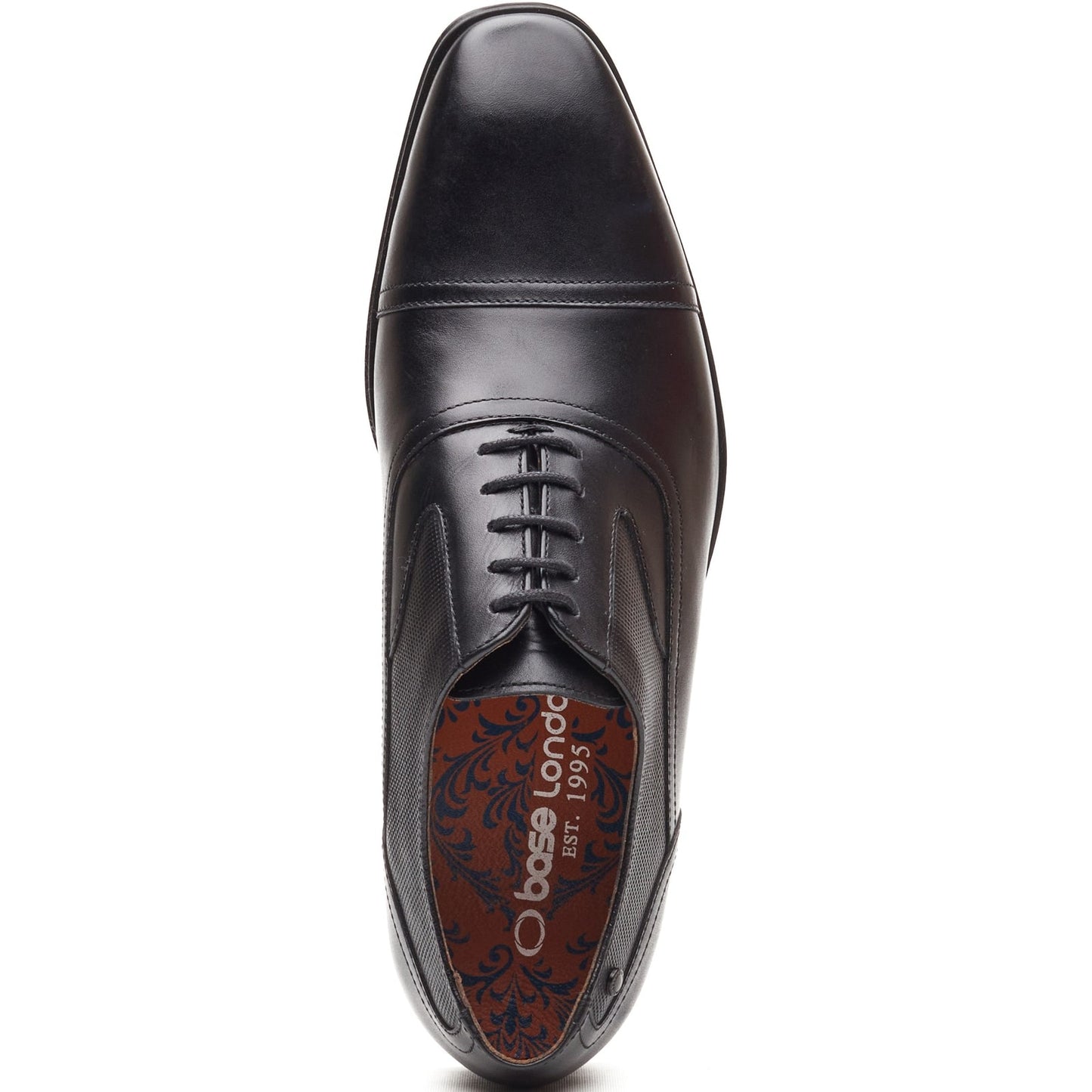 Base London PORTICO Mens Oxford Shoes Black