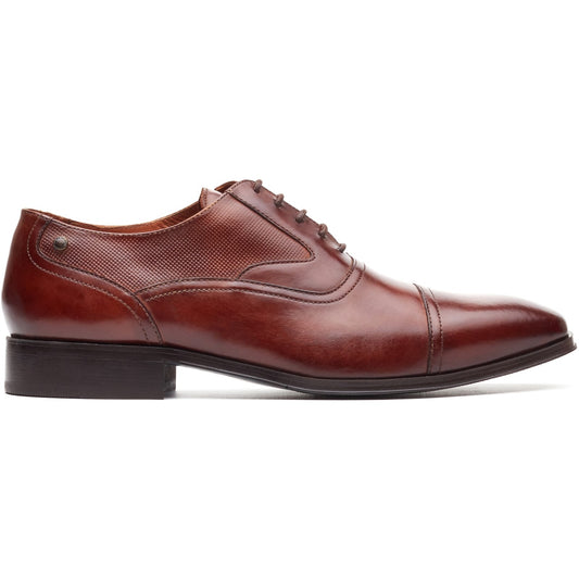 Base London PORTICO Mens Oxford Shoes Tan