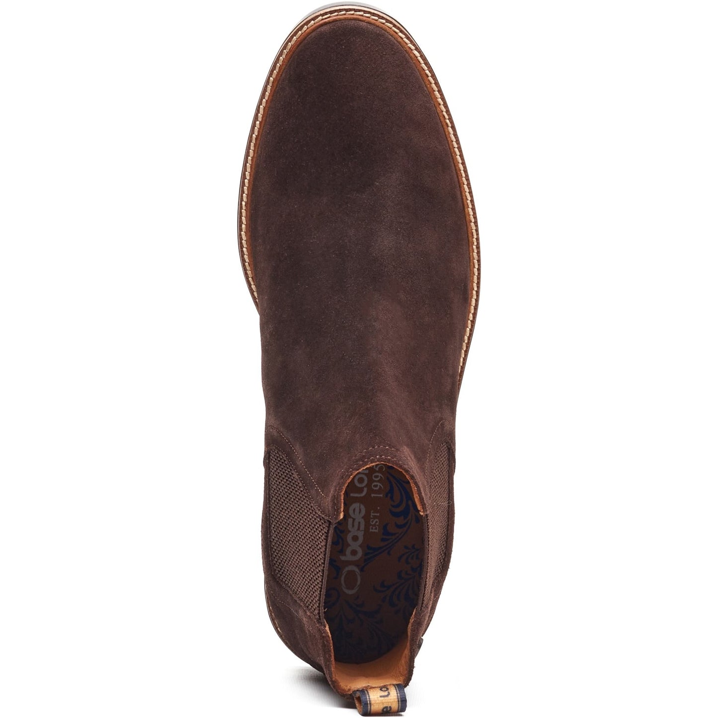 Base London SUSSEX Mens Chelsea Boots Brown