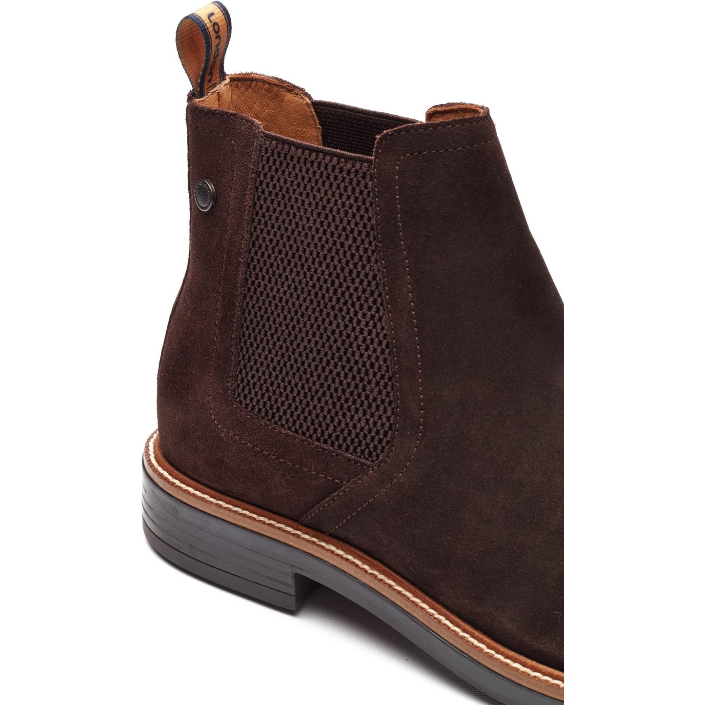 Base London SUSSEX Mens Chelsea Boots Brown