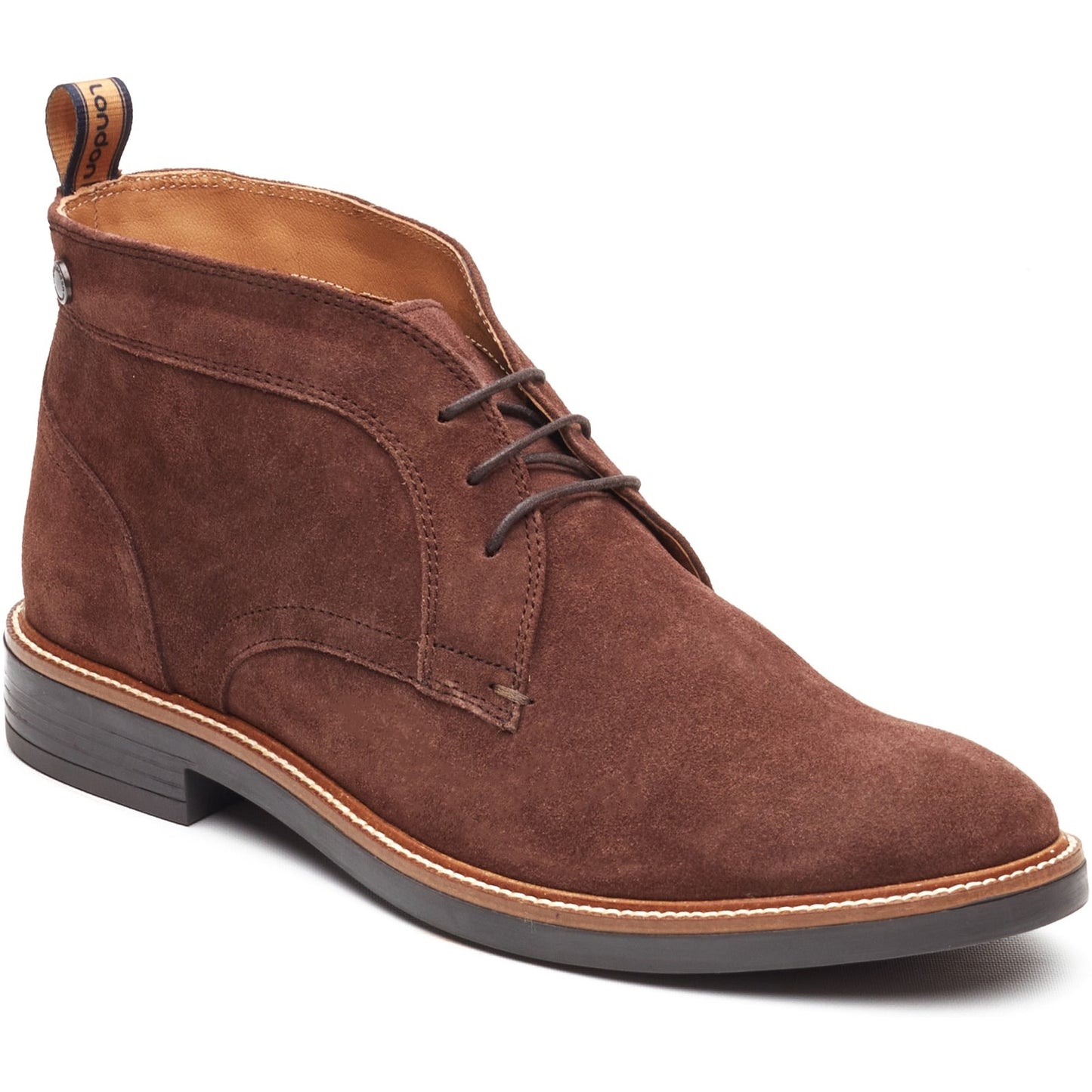 Base London LINCOLN Mens Chukka Boots Brown