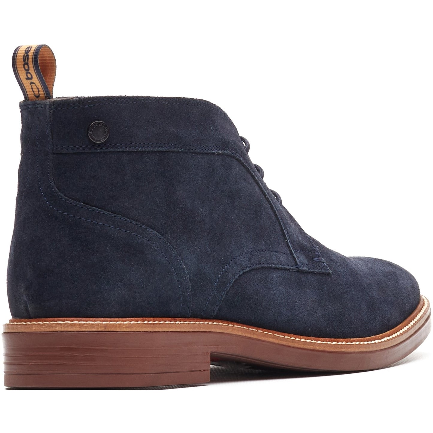 Base London LINCOLN Mens Chukka Boots Navy