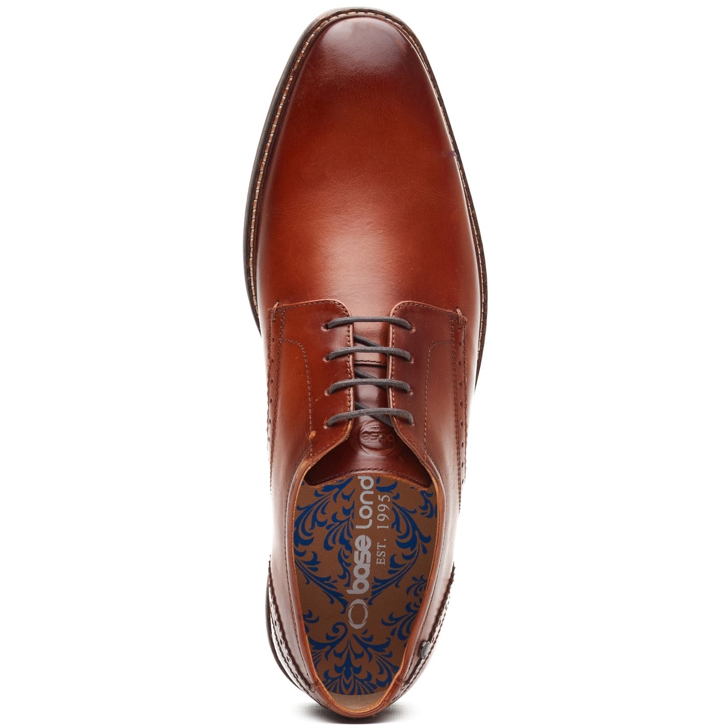 Base London ETON Mens Derby Shoes Tan