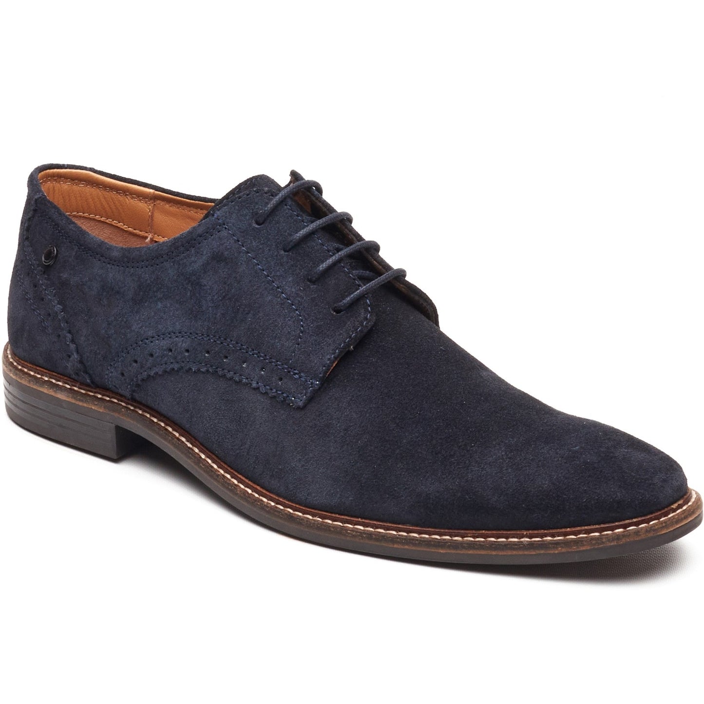 Base London ETON Mens Derby Shoes Navy