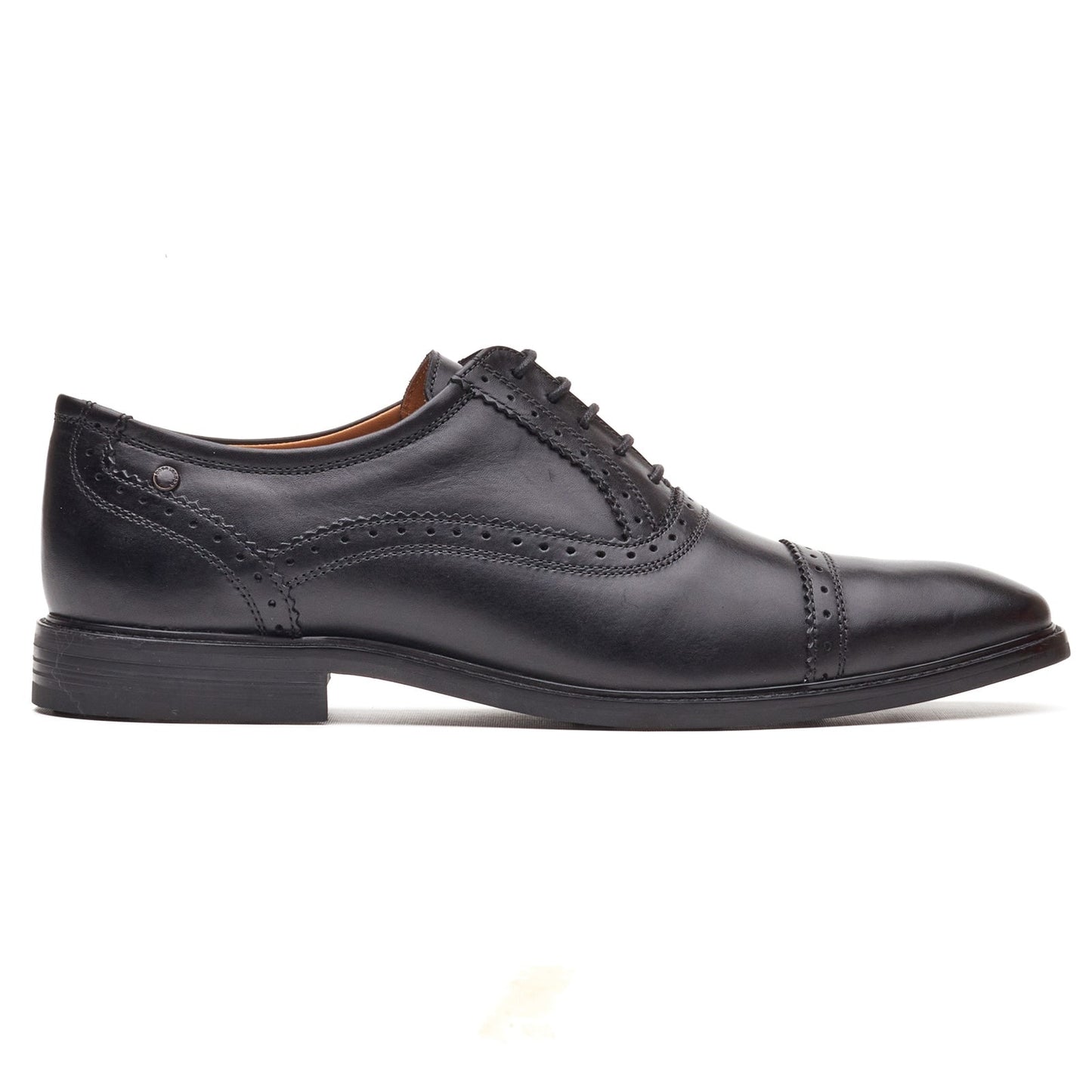 Base London ASCOT Mens Oxford Shoes Black