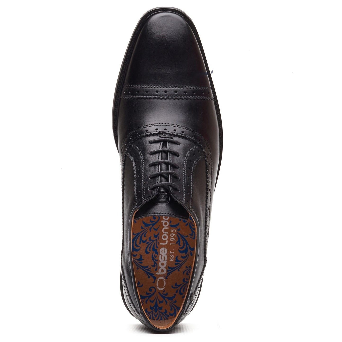 Base London ASCOT Mens Oxford Shoes Black